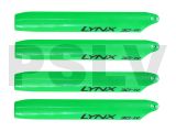  LXT1202-3D  Lynx Main Blade 120 mm Pro Edition Green 2 sets Trex150 
